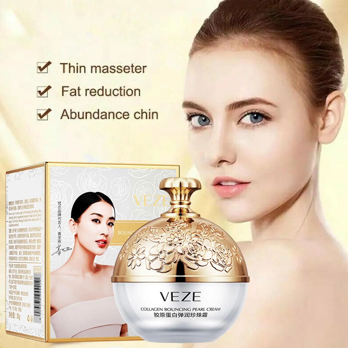 Crema viso riempitiva con Perle di Collagene